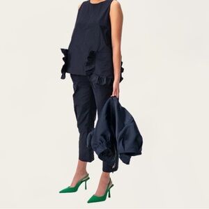 Susanne Bommer Trouser - Dark Marine
